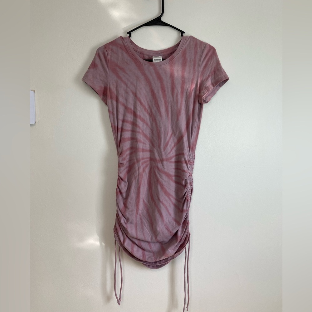 ‼️2 for $15‼️ Victoria’s Secret PINK Pink Tie-Dye Ruched Dress